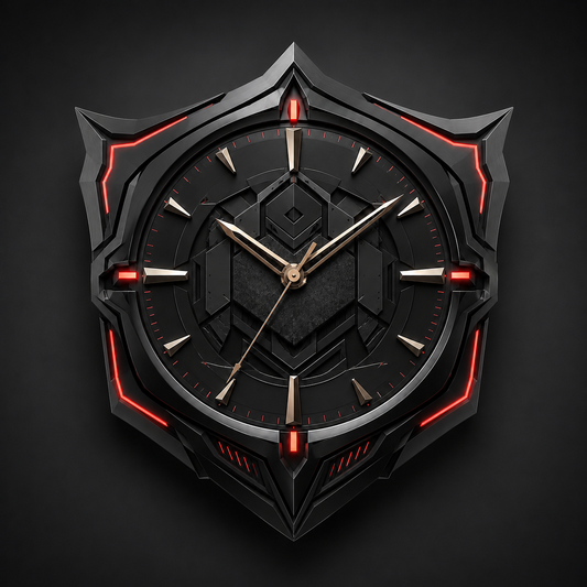FlipOG Vanguard X1 – Luxury Gaming Wall Clock
